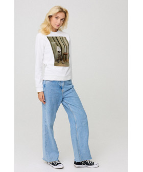 Women's sweatshirt basic /no flis/ 