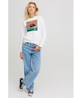 Women's sweatshirt basic /no flis/ 