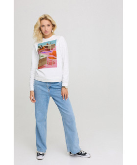 Women's sweatshirt basic /no flis/ 