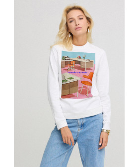 Women's sweatshirt basic /no flis/ 