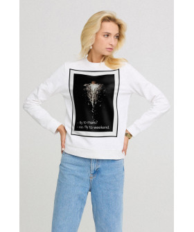 Women's sweatshirt basic /no flis/ 