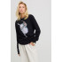 Sweatshirt for women oversize /no flis/ 