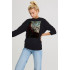 Sweatshirt for women oversize /no flis/ 