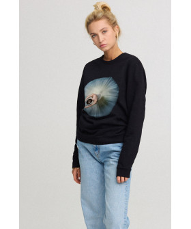 Sweatshirt for women oversize /no flis/ 