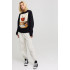 Sweatshirt for women oversize /no flis/ 