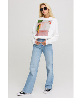 Sweatshirt for women oversize /no flis/ 