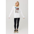 Sweatshirt for women oversize /no flis/ 