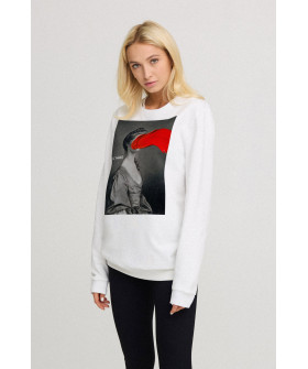 Sweatshirt for women oversize /no flis/ 