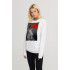 Sweatshirt for women oversize /no flis/ 