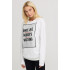 Sweatshirt for women oversize /no flis/ 