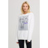 Sweatshirt for women oversize /no flis/ 