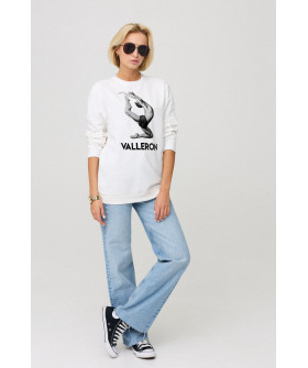 Sweatshirt for women oversize /no flis/ 