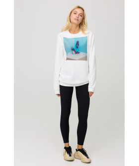 Sweatshirt for women oversize /no flis/ 