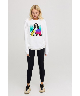 Свитшот женский oversize /no flis/ 