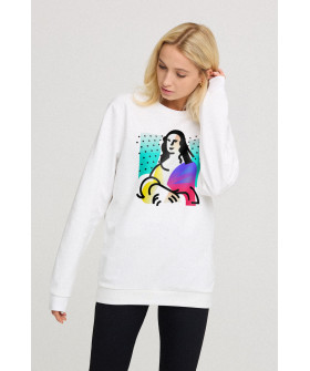 Sweatshirt for women oversize /no flis/ 