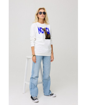 Sweatshirt for women oversize /no flis/ 
