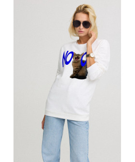 Sweatshirt for women oversize /no flis/ 