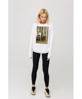 Sweatshirt for women oversize /no flis/ 