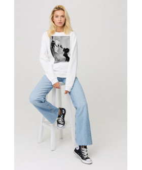 Свитшот женский oversize /no flis/ 