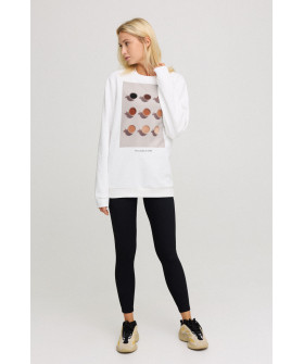 Sweatshirt for women oversize /no flis/ 
