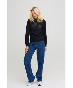 Women's sweatshirt basic /no flis/ 