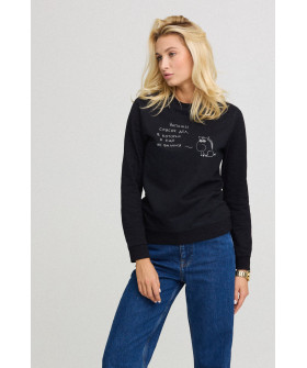 Women's sweatshirt basic /no flis/ 