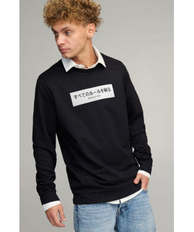 Sweatshirt men's OVERSIZE /no flis/