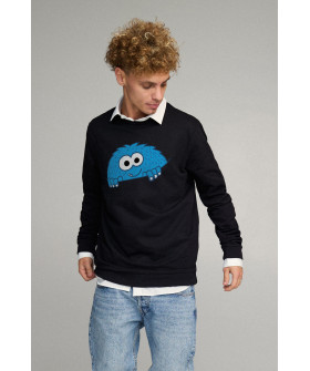 Sweatshirt men's OVERSIZE /no flis/