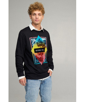 Sweatshirt men's OVERSIZE /no flis/