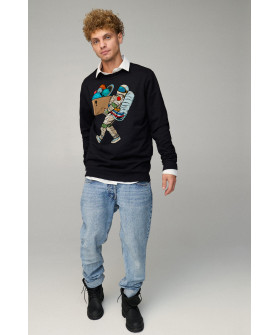 Свитшот мужской OVERSIZE /no flis/