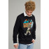 Sweatshirt men's OVERSIZE /no flis/