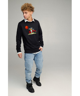 Sweatshirt men's OVERSIZE /no flis/