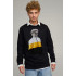 Sweatshirt men's OVERSIZE /no flis/