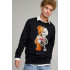 Sweatshirt men's OVERSIZE /no flis/