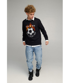 Sweatshirt men's OVERSIZE /no flis/