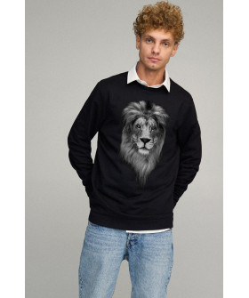 Sweatshirt men's OVERSIZE /no flis/