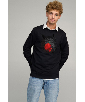 Sweatshirt men's OVERSIZE /no flis/