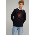 Sweatshirt men's OVERSIZE /no flis/