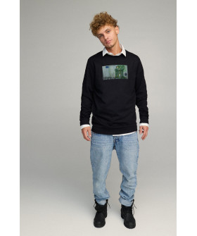 Світшот чоловічий OVERSIZE /no flis/