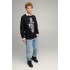 Sweatshirt men's OVERSIZE /no flis/