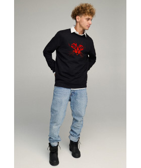 Світшот чоловічий OVERSIZE /no flis/