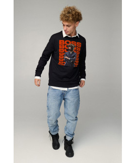 Sweatshirt men's OVERSIZE /no flis/