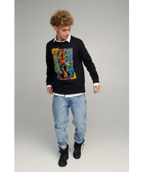 Світшот чоловічий OVERSIZE /no flis/