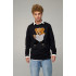 Sweatshirt men's OVERSIZE /no flis/