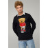 Sweatshirt men's OVERSIZE /no flis/