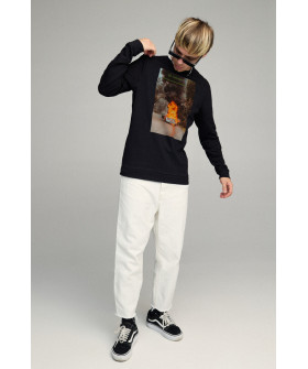 Світшот чоловічий BASIC /no flis/