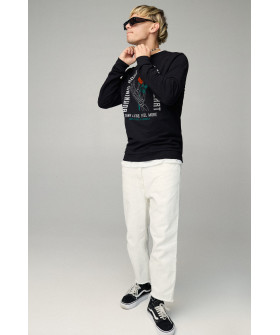 Світшот чоловічий BASIC /no flis/