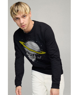 Men's sweatshirt BASIC /no flis/