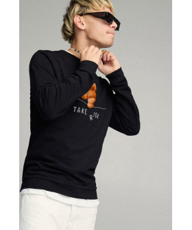 Men's sweatshirt BASIC /no flis/