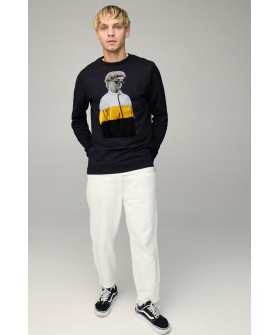 Світшот чоловічий BASIC /no flis/